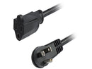 StarTech.com Model PAC101R3 3 ft. Flat Extension Cord - NEMA 5-15R to NEMA