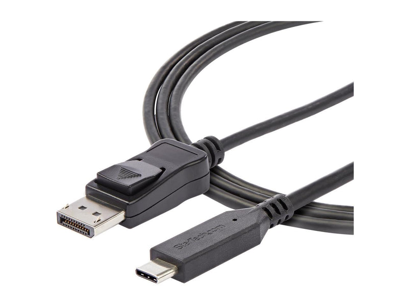 StarTech.com CDP2DP146B 5.9 ft (1.8 m) - USB-C to DisplayPort Adapter Cable - 8K