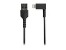 StarTech.com RUSBLTMM2MBR 2m / 6.6ft Angled Lightning to USB Cable - Heavy Duty