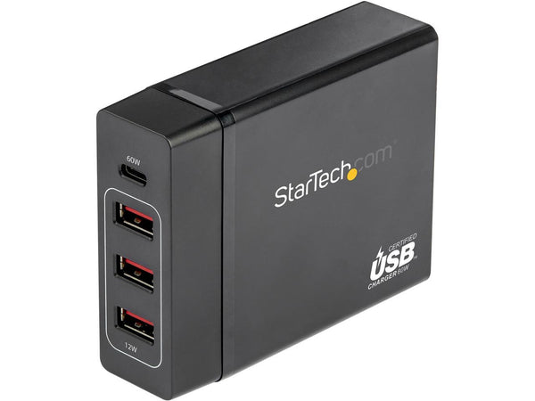 StarTech.com DCH1C3A 1 Port USB-C Desktop Charger with 60W Power Delivery - 1 x