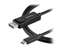 StarTech.com CDP2DP141MBD 3.3 ft. (1m) USB C to DisplayPort 1.4 Cable -