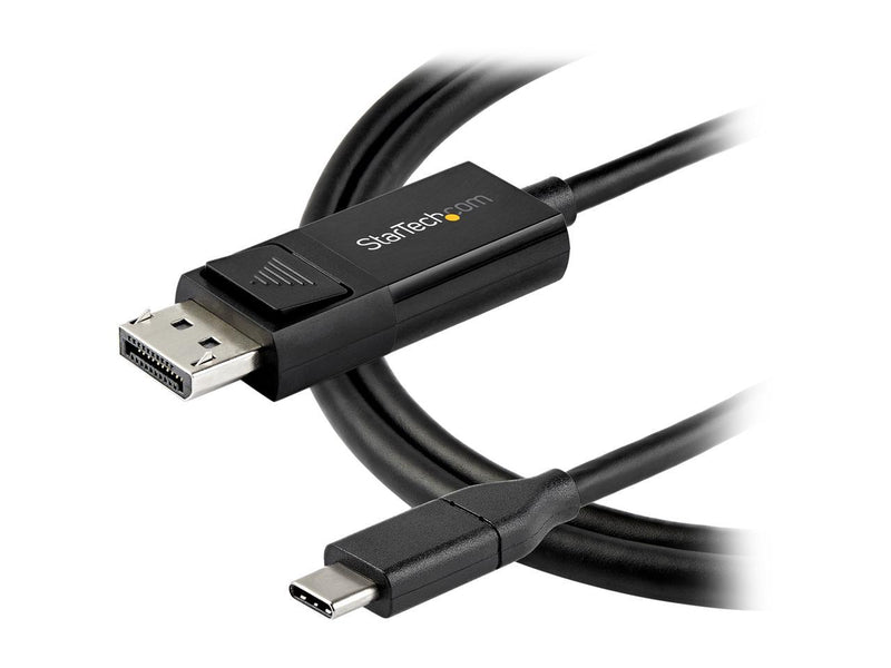 StarTech.com CDP2DP141MBD 3.3 ft. (1m) USB C to DisplayPort 1.4 Cable -