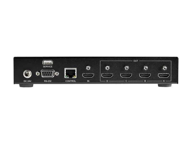 StarTech.com ST124HDVW 2x2 Video Wall Controller - 4K 60Hz Display - HDMI 2.0 -