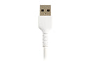 StarTech.com RUSBLTMM30CMW 30cm Durable USB A to Lightning Cable - White USB