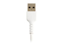 StarTech.com RUSBLTMM15CMW 15cm Durable USB A to Lightning Cable - White USB