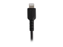 StarTech.com RUSBLTMM15CMB 15cm Durable USB A to Lightning Cable - Black USB