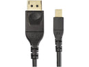 StarTech.com 6ft (2m) VESA Certified Mini DisplayPort to DisplayPort 1.4 Cable -