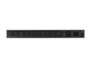 10 Outlet Rack Mount Power Strip 125V/16 Amp, 1U Horizontal 19" Rackmount PDU,