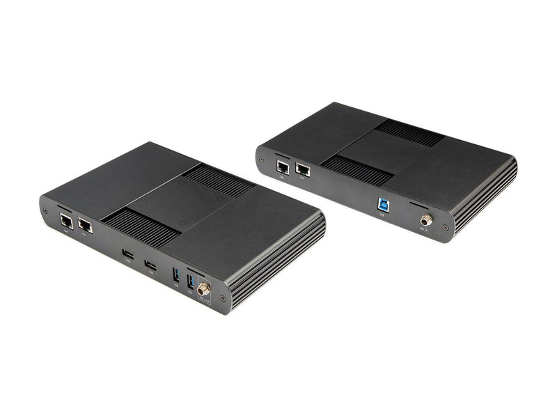 4 Port USB 3.0 Extender Hub with 1x Gigabit Ethernet Port Extension over Single