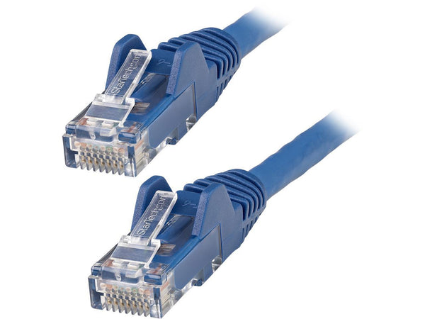 50ft (15m) LSZH CAT6 Ethernet Cable, 10 Gigabit Snagless RJ45 100W PoE Patch