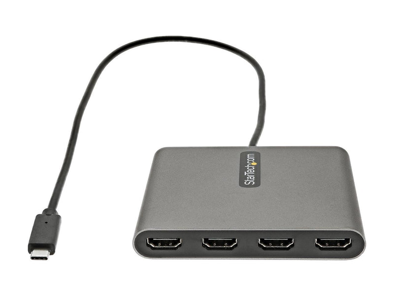 USB C to 4 HDMI Adapter, External Video & Graphics Card, USB Type-C to Quad HDMI