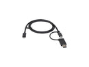 StarTech.com 3ft/1m USB-C Cable with USB-A Adapter Dongle, USB-C to C