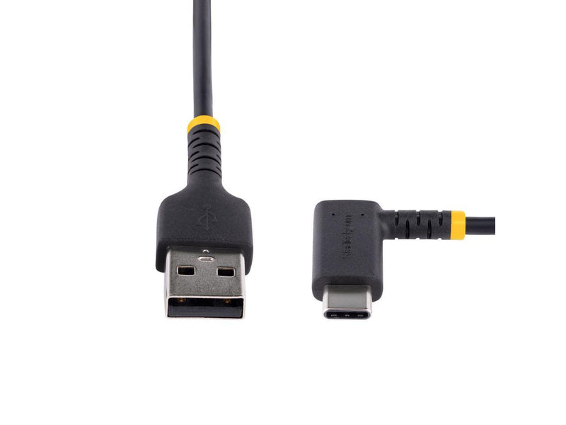 StarTech.com 1ft (30cm) USB A to C Charging Cable Right Angle - Heavy Duty Fast