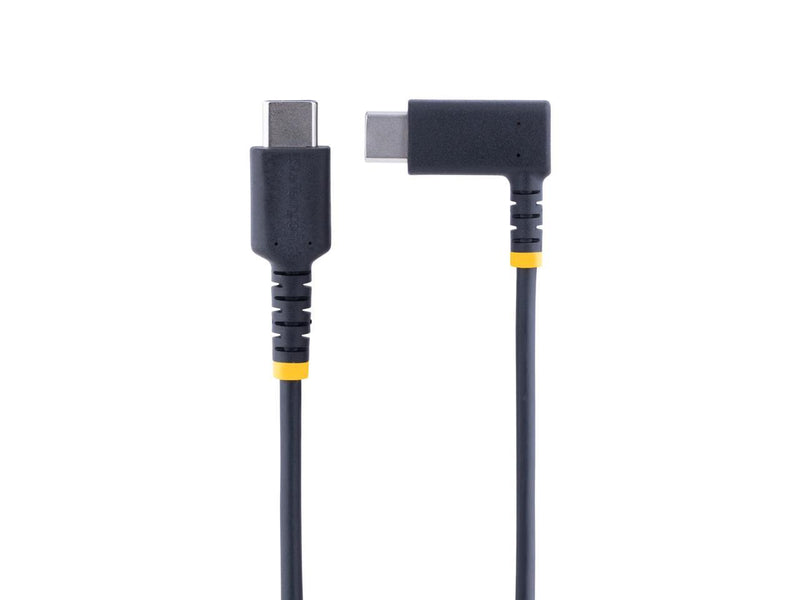 StarTech.com 3ft (1m) USB C Charging Cable Right Angle R2CCR-1M-USB-CABLE