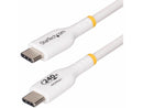 StarTech.com 6ft White USB-C Charging Cable - USB-IF Certified USB C Cable -