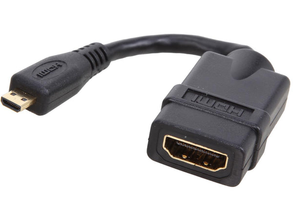 StarTech.com HDADFM5IN No 5in High Speed HDMI Adapter Cable with Ethernet to