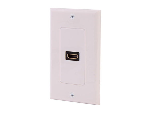 StarTech.com HDMIPLATE Single Outlet Female HDMI® Wall Plate -White