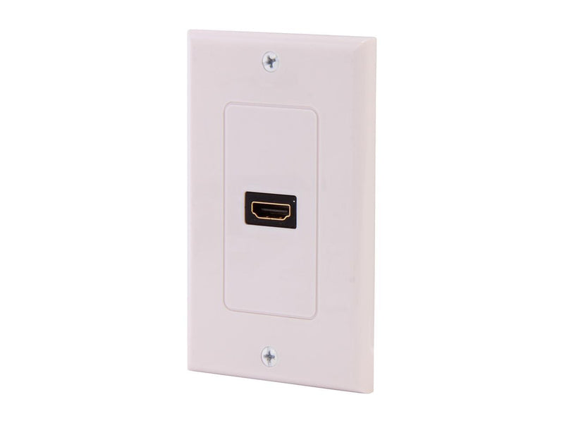 StarTech.com HDMIPLATE Single Outlet Female HDMI® Wall Plate -White