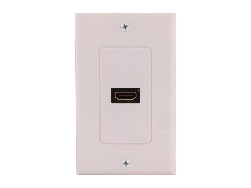 StarTech.com HDMIPLATE Single Outlet Female HDMI® Wall Plate -White