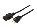 StarTech.com 15ft (4.5m) Computer Power Cord, NEMA 5-15P to C13, 10A 125V