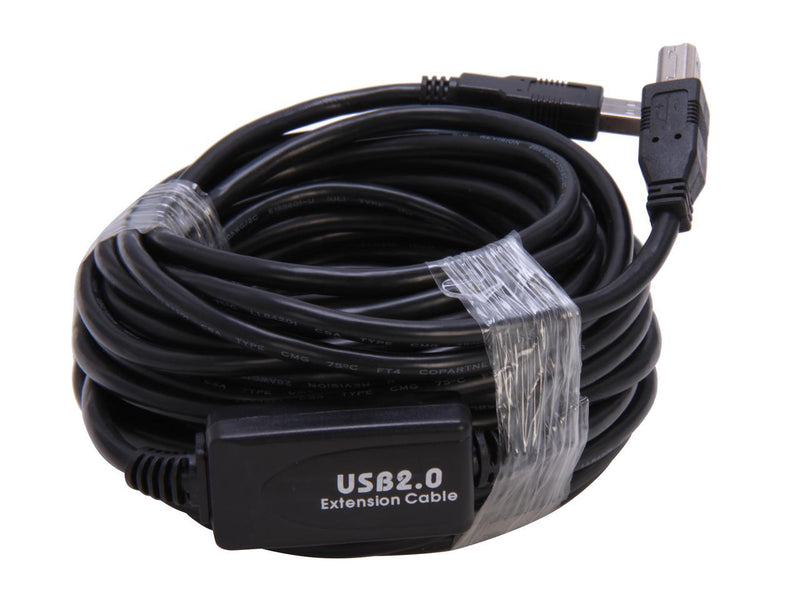 StarTech.com USB2HAB30AC 9m/30ft Active 2.0 USB A to B Cable - M/M - Black