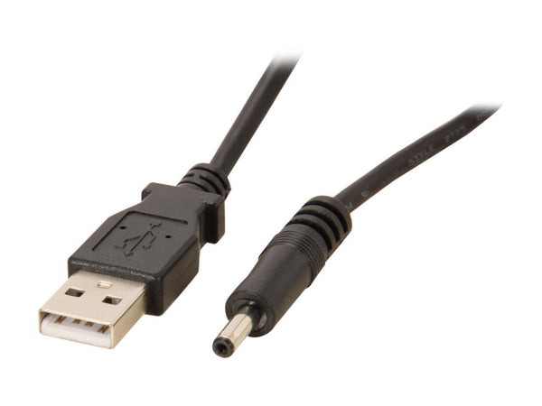 StarTech.com USB2TYPEH Black USB to 3.4mm power cable - Type H barrel