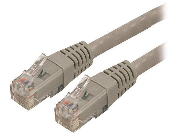 StarTech.com C6PATCH1GR 1 ft. Cat 6 Gray Cat.6 Patch Cable