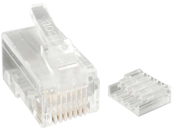 StarTech.com CRJ45C6STR50 Cat.6 RJ45 Stranded Modular Plug Connector, 50 Pack