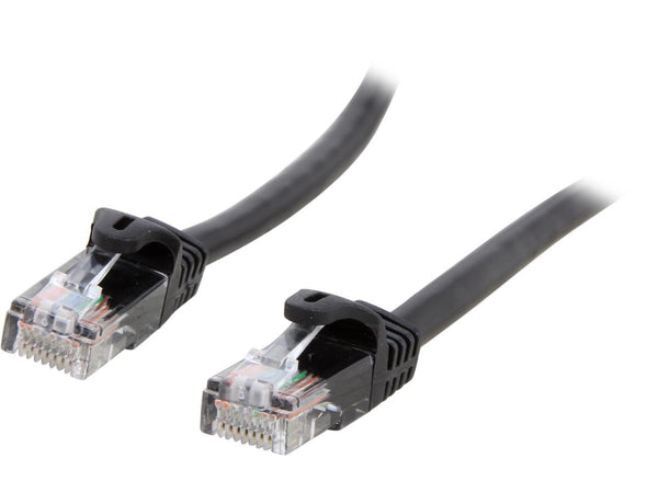 StarTech.com 45PATCH6BK 6 ft. Cat 5E Black Cat.5e UTP Patch Cable