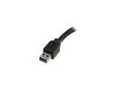 StarTech.com USB3AAEXT3M Black USB 3.0 Active Extension Cable