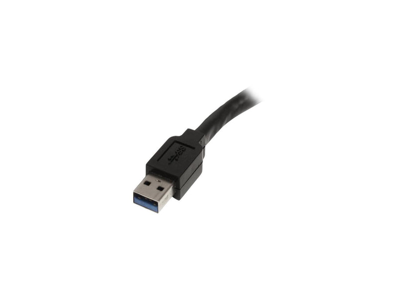 StarTech.com USB3AAEXT3M Black USB 3.0 Active Extension Cable