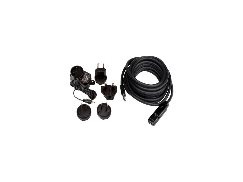 StarTech.com 16.4ft Active USB 3.0 Extension Cable with AC Power Adapter