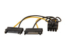 StarTech 6in SATA Power to 8 Pin PCI Express Video Card Power Cable