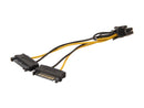 StarTech 6in SATA Power to 8 Pin PCI Express Video Card Power Cable