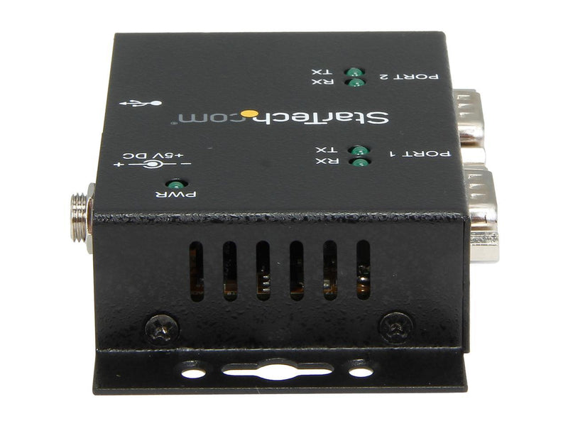 StarTech.com ICUSB2322I 2 Port Industrial Wall Mountable USB to Serial Adapter