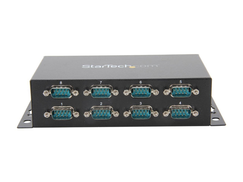 StarTech.com ICUSB2328I 8 Port USB to DB9 RS232 Serial Adapter Hub - Industrial