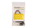 StarTech.com PYO2LP4LSATA LP4 to 2x Latching SATA Power Y Cable Splitter Adapter