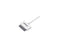 StarTech.com USB2ADC1MUL White Apple 30-pin Dock Connector to Left Angle USB