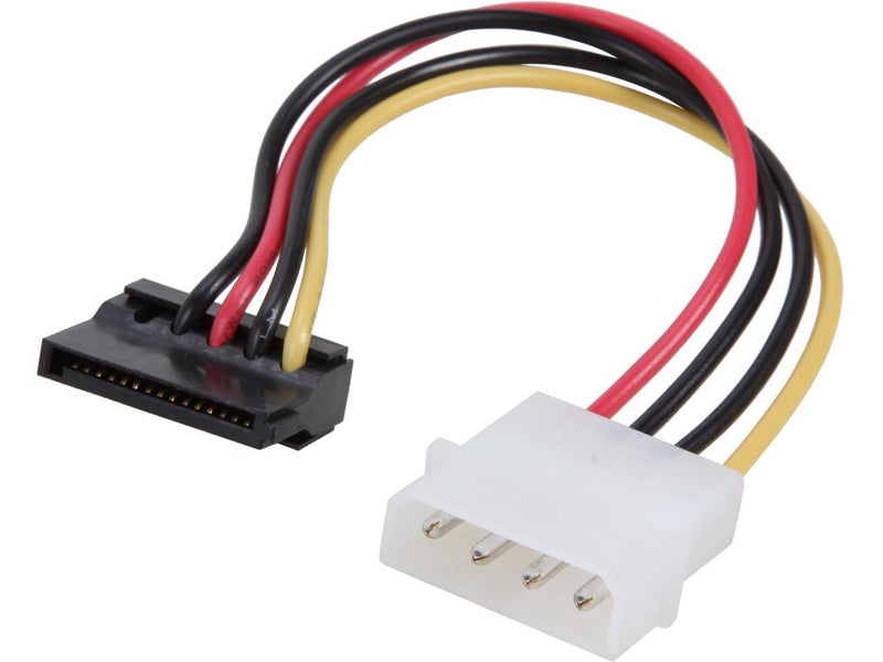 StarTech.com SATAPOWADPL 4 Pin Molex to Left Angle SATA Power Cable Adapter