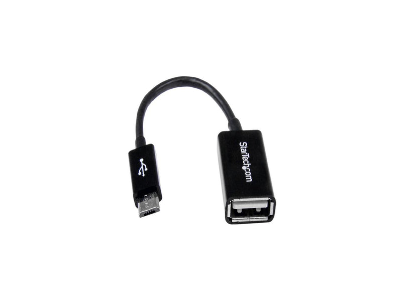 StarTech.com UUSBOTG 5in Micro USB to USB OTG Host Adapter - Micro USB Male to