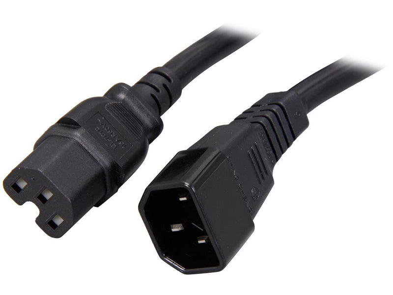 StarTech.com Model PXTC14C153 3 ft. 14 AWG Computer Power Cord - IEC C14 to IEC