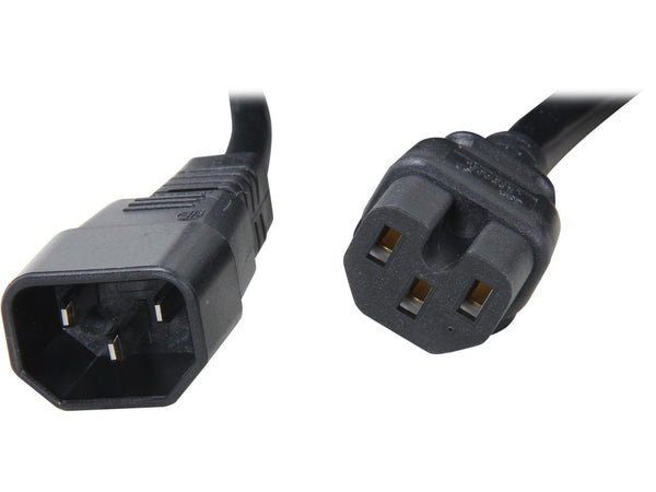 StarTech.com Model PXTC14C156 6 ft. 14 AWG Computer Power Cord - IEC C14 to IEC