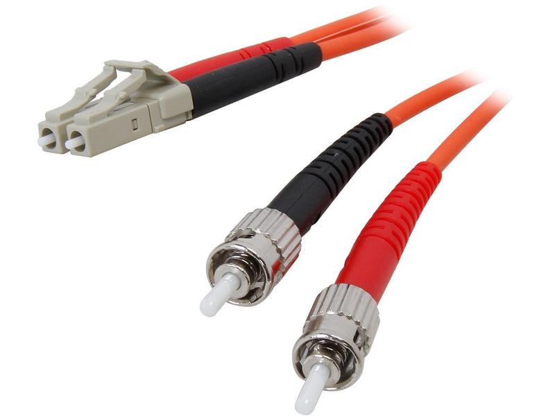 StarTech.com 50FIBLCST1 1m Multimode 50/125 Duplex Fiber Optic Cable Male to