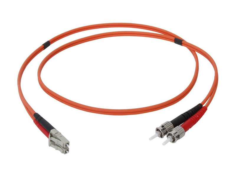 StarTech.com 50FIBLCST1 1m Multimode 50/125 Duplex Fiber Optic Cable Male to