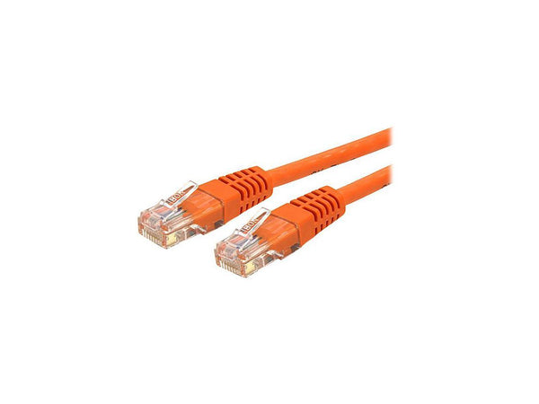 StarTech.com C6PATCH15OR 15 ft. Cat 6 Orange Molded UTP Gigabit Patch Cable