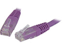 StarTech.com C6PATCH15PL 15 ft. Cat 6 Purple Molded UTP Gigabit Patch Cable