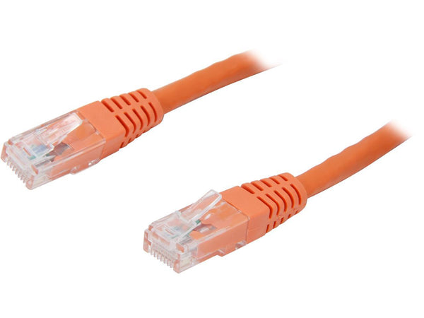 StarTech.com C6PATCH6OR 6 ft. Cat 6 Orange Molded UTP Gigabit Patch Cable