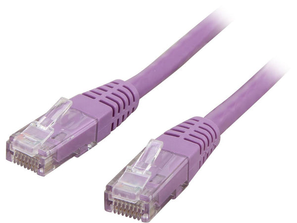 StarTech.com C6PATCH20PL 50 ft. Cat 6 Purple Molded RJ45 UTP Gigabit Cat6 Patch