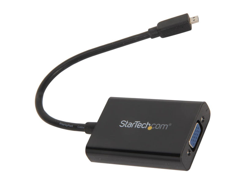 StarTech.com MCHD2VGAA2 Micro HDMI to VGA Adapter Converter with Audio for