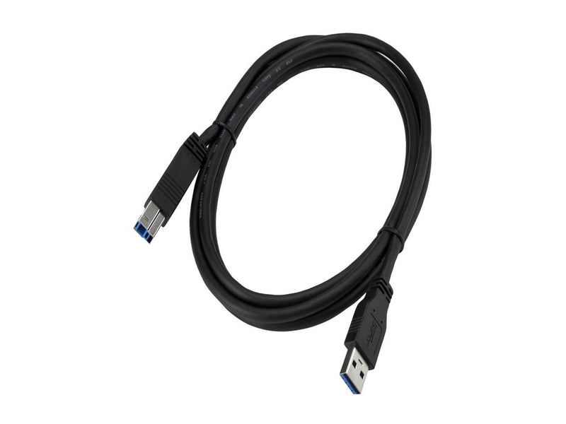 StarTech USB3CAB2M 6.56 ft 2m Certified SuperSpeed USB 3.0 A to B Cable M-M